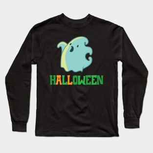 Halloween Ghost Long Sleeve T-Shirt